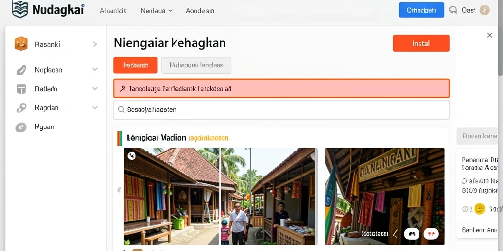 Tampilan antarmuka yang modern dan menarik.