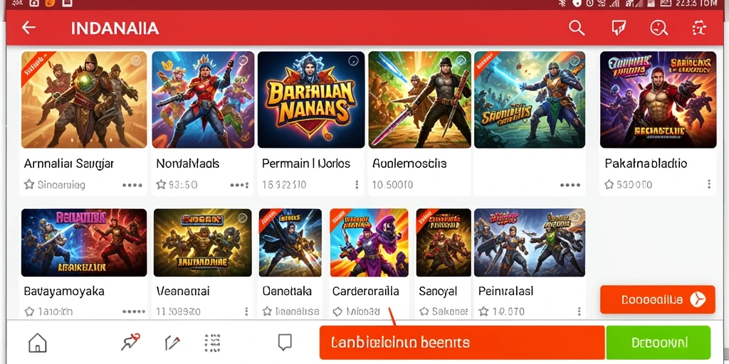 Tampilan karakter yang ceria dan menarik.