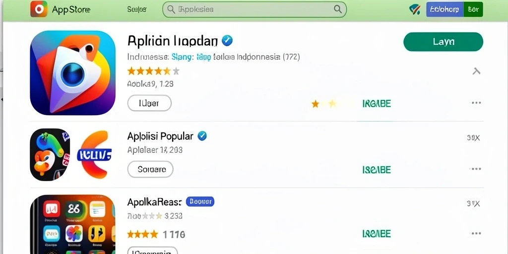 Tangkapan layar fitur karakter yang bervariasi.