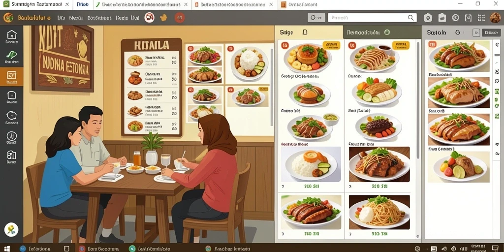 Tampilan antarmuka yang menarik dan user-friendly.