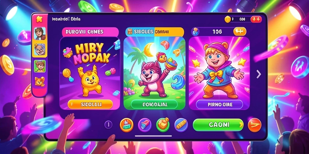 Tampilan awal game yang menarik dan mengesankan.