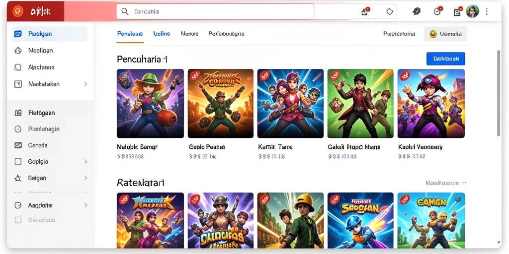 Tampilan awal ZAVONZO yang menarik dan intuitif.